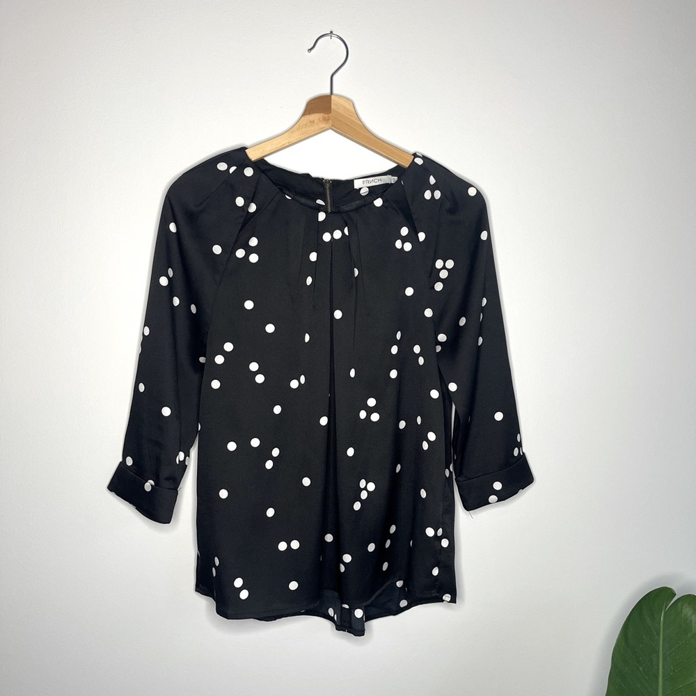FRNCH polkadot blouse